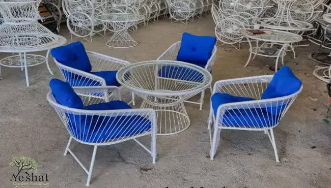 ست ۴ نفره میز و صندلی باغی نو مدل لارنکا با قیمتی نزدیک به قیمت صندلی باغی دست دوم دیوار