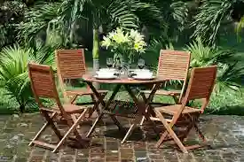 میز و صندلی باغی چوبی